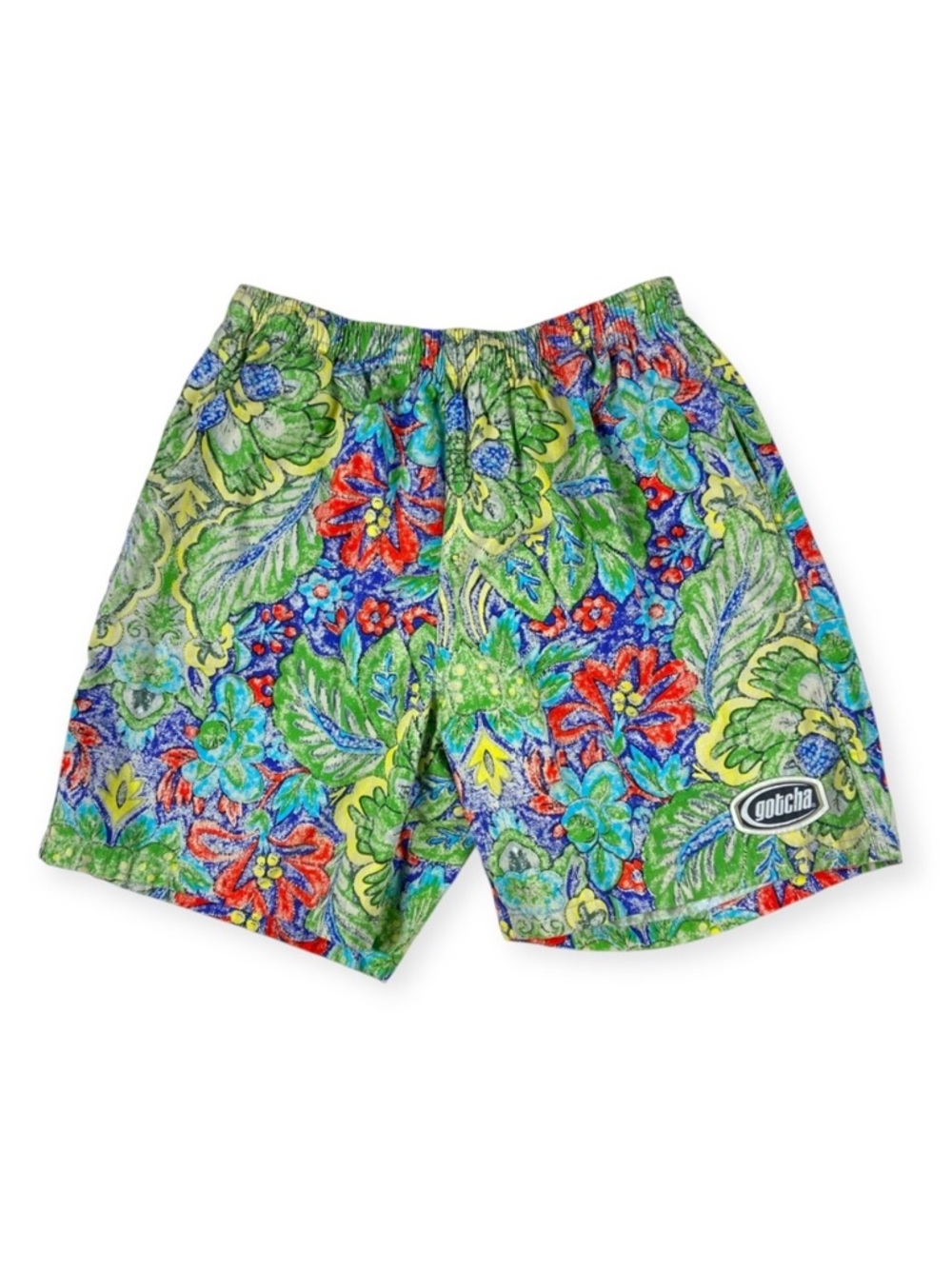 Gotcha Vintage 90s Floral Swim Trunks